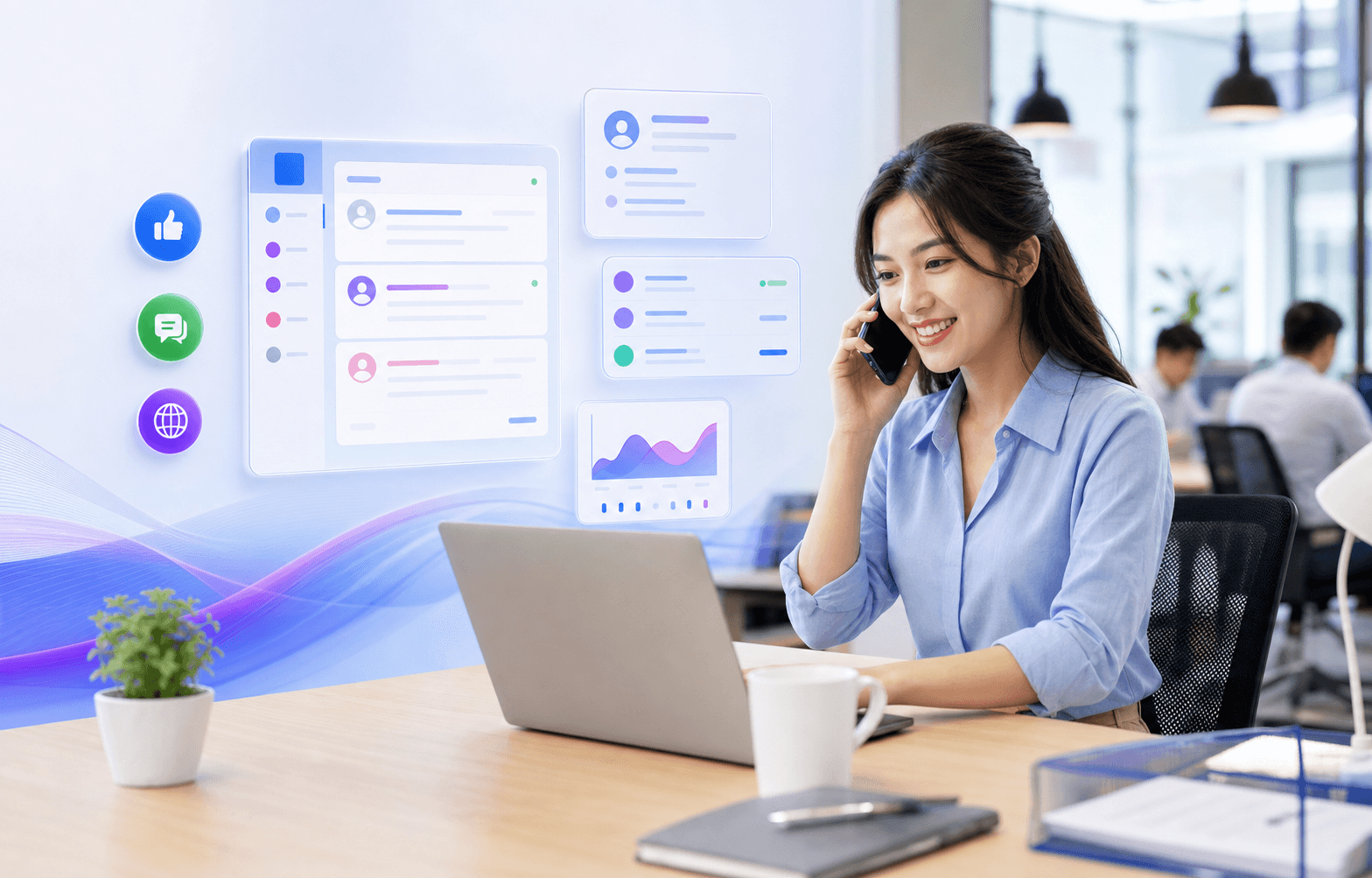 Đội ngũ chăm sóc khách hàng đa kênh bằng SellWonder